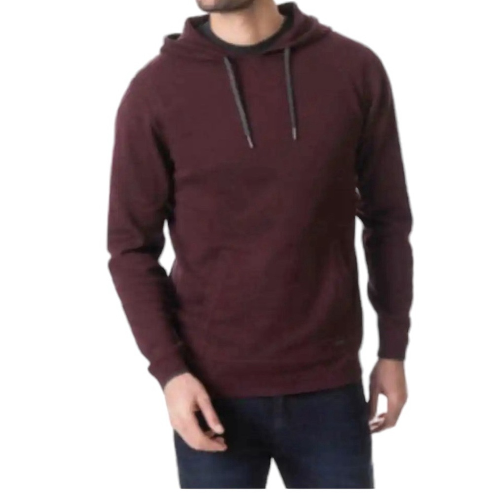 Rodd & Gunn Kingsley Park Knit Hoodie Sweater Mens XL Burgundy Cotton NWT